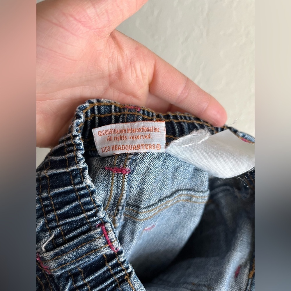 Vintage Nickelodeon Dora the explorer‎ boots embroidered jeans size 6 made 2009 - Picture 8 of 8